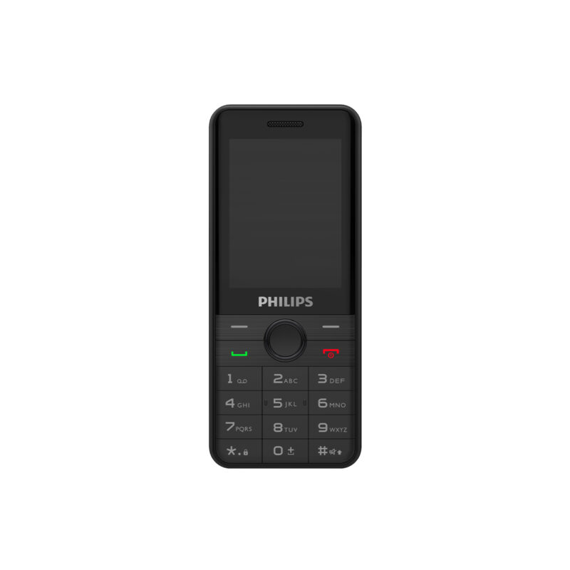 Philips Xenium E172 Kameralı Çift Sim Kart Tuşlu Cep Telefonu Siyah