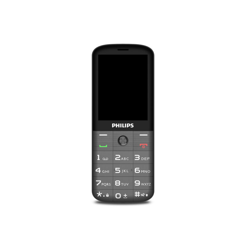 Philips Xenium E227 Kameralı Çift Sim Kart Tuşlu Cep Telefonu Siyah