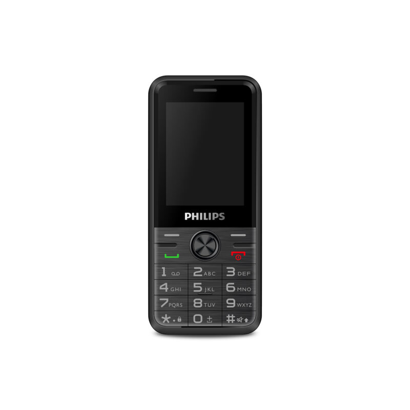 Philips Xenium E6500 Kameralı Çift Sim Kart Tuşlu Cep Telefonu Siyah
