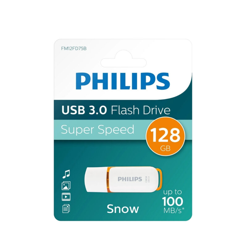 Philips Snow 128 GB LED Göstergeli Super Speed USB 3.0 Flash Bellek