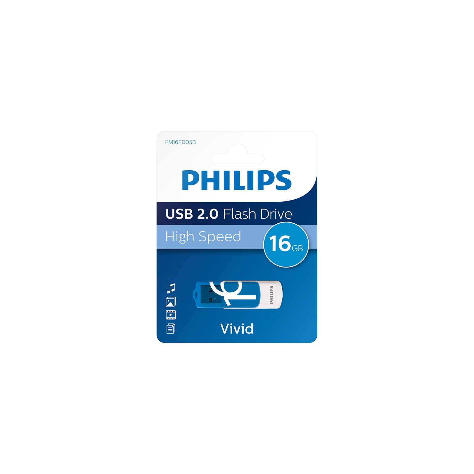 Philips Vivid 16 GB Yüksek Hızlı USB 2.0 Flash Bellek