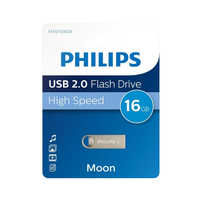 Philips Moon 16 GB USB 2.0 Yüksek Hızlı Metal USB Flash Bellek