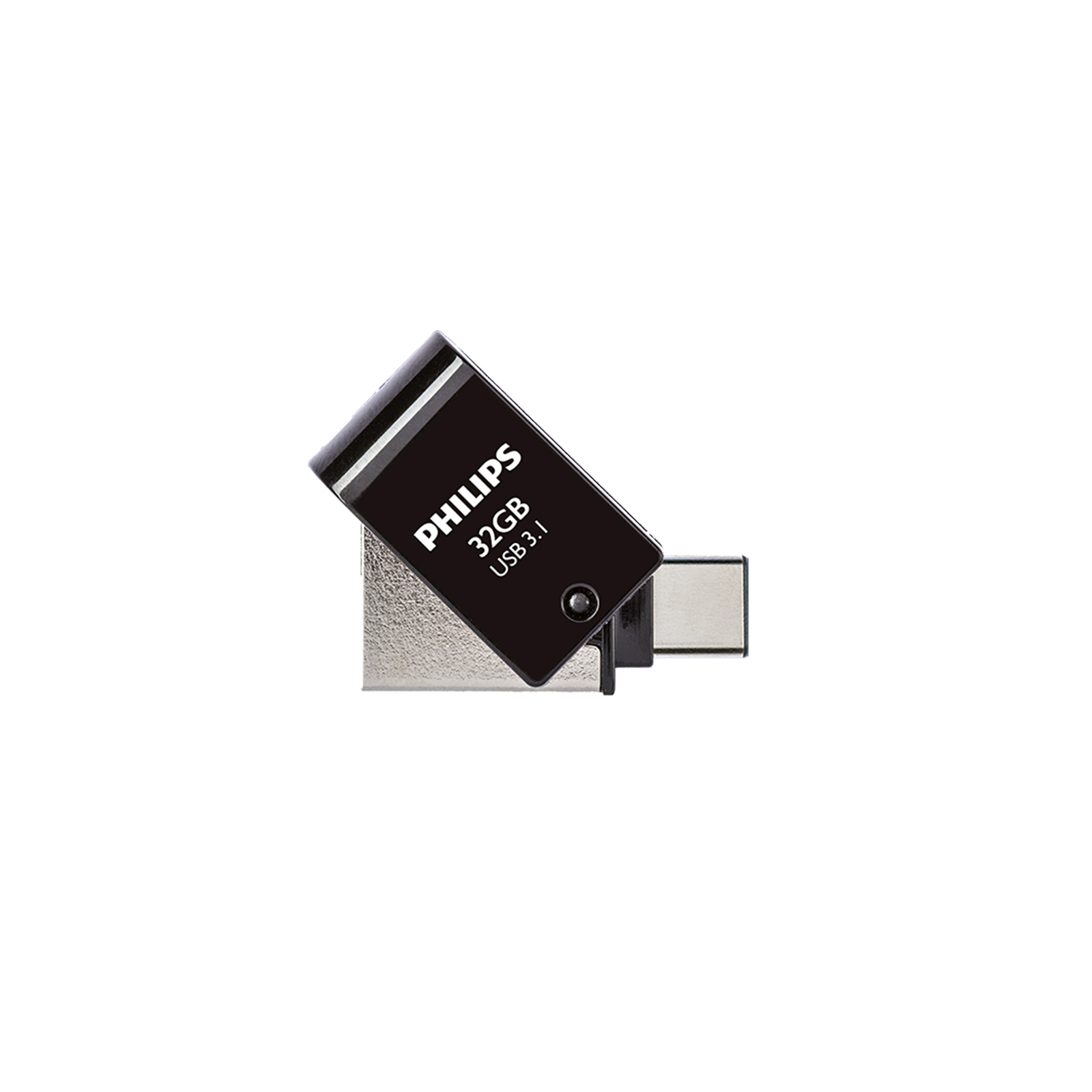 Philips 32 GB USB 3.1 & Type-C 2’si 1 Arada Çift Girişli Metal USB Bellek - Görsel 2