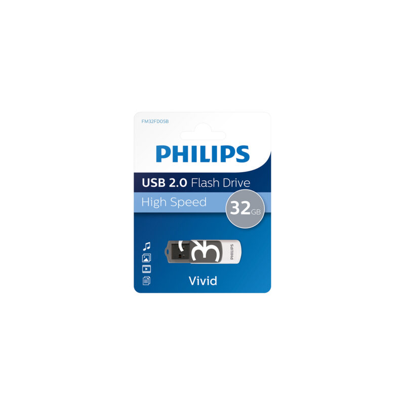 Philips Vivid 32 GB Yüksek Hızlı USB 2.0 Flash Bellek