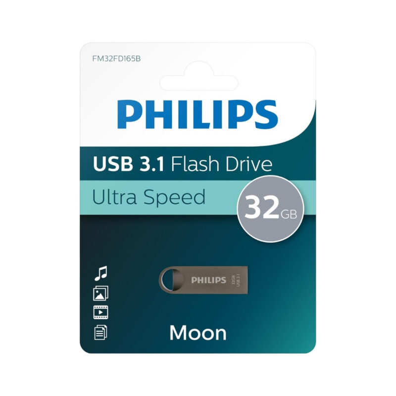 Philips Moon 32 GB USB 3.1 Ultra Speed Metal USB Flash Bellek