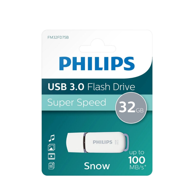 Philips Snow 32 GB LED Göstergeli Super Speed USB 3.0 Flash Bellek