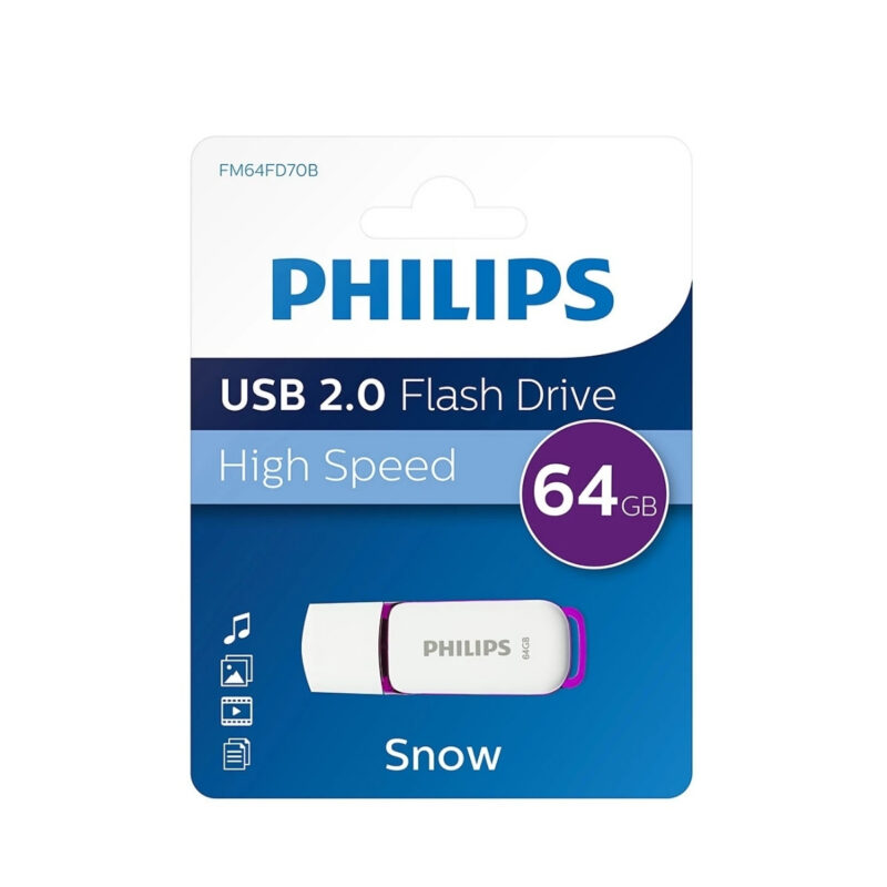 Philips Snow 64 GB Yüksek Hızlı USB 2.0 Flash Bellek