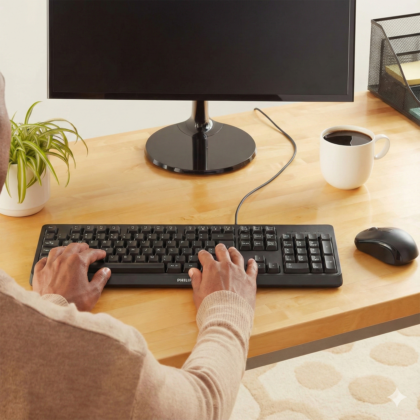 Philips SPK6207 Kablolu Türkçe Q Klavye Siyah - Görsel 3