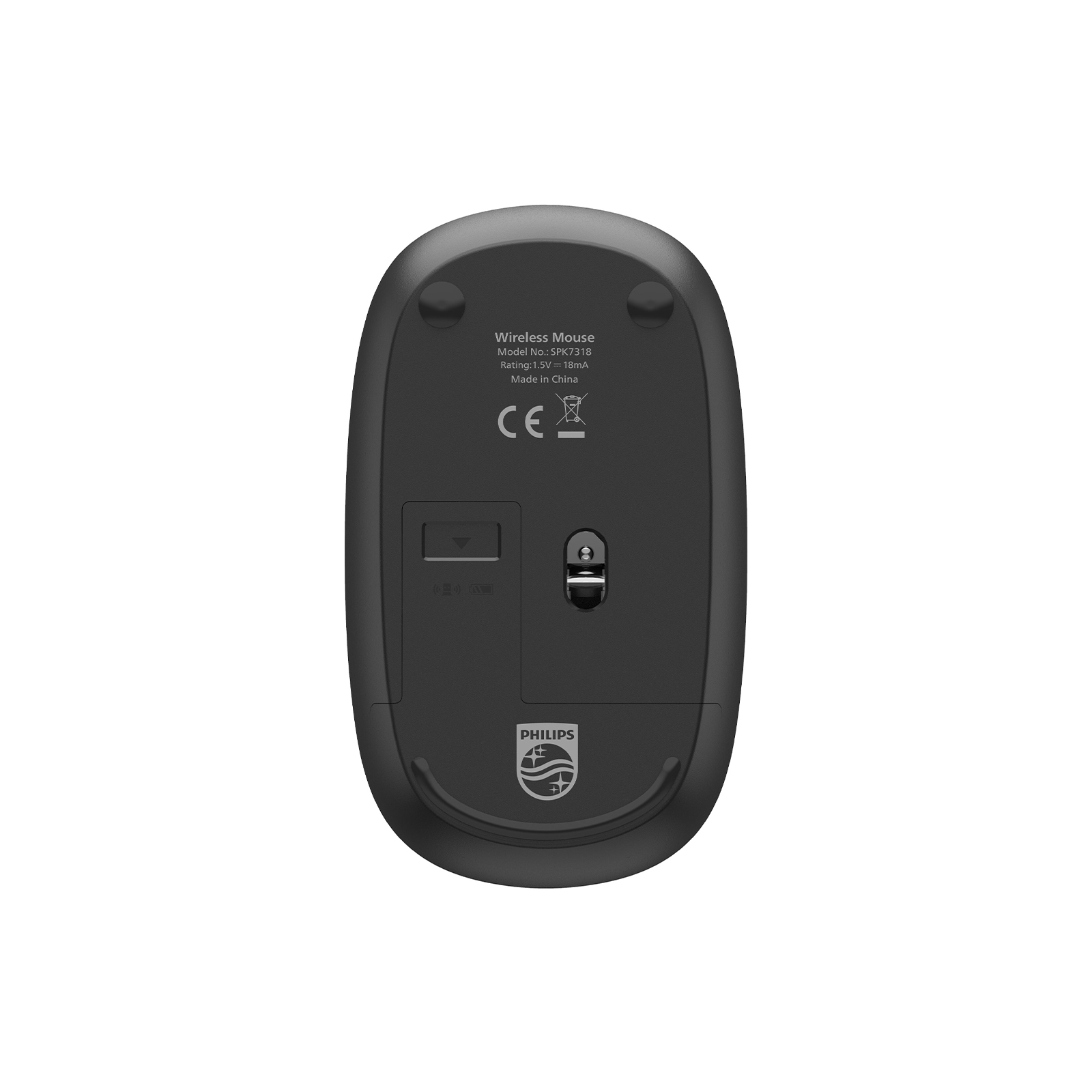 Philips SPK7318 Kablosuz 1600 DPI 3 Tuşlu Optik Mouse Siyah - Görsel 6