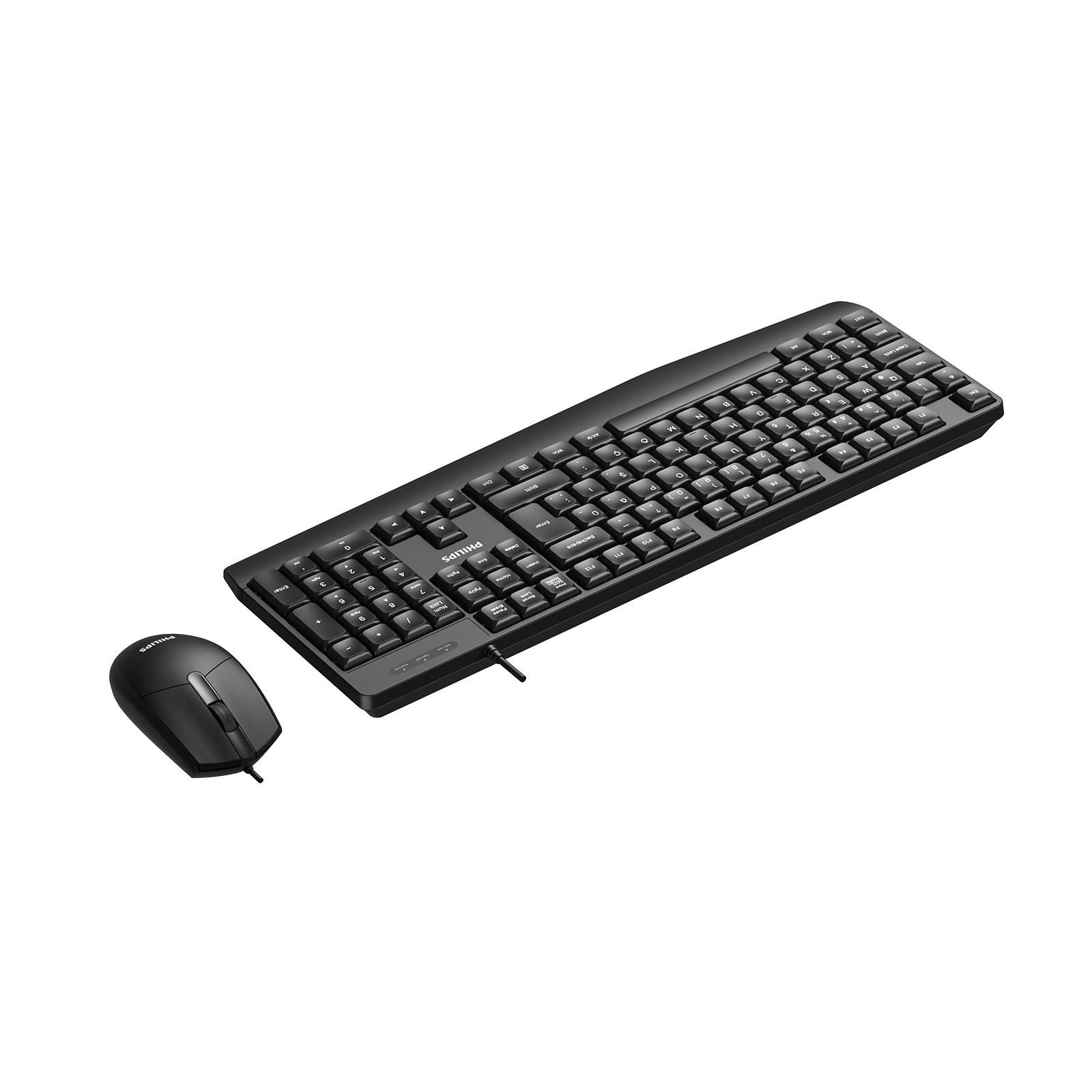 Philips SPT6237 Kablolu Türkçe Q Klavye ve Mouse Seti Siyah - Görsel 5