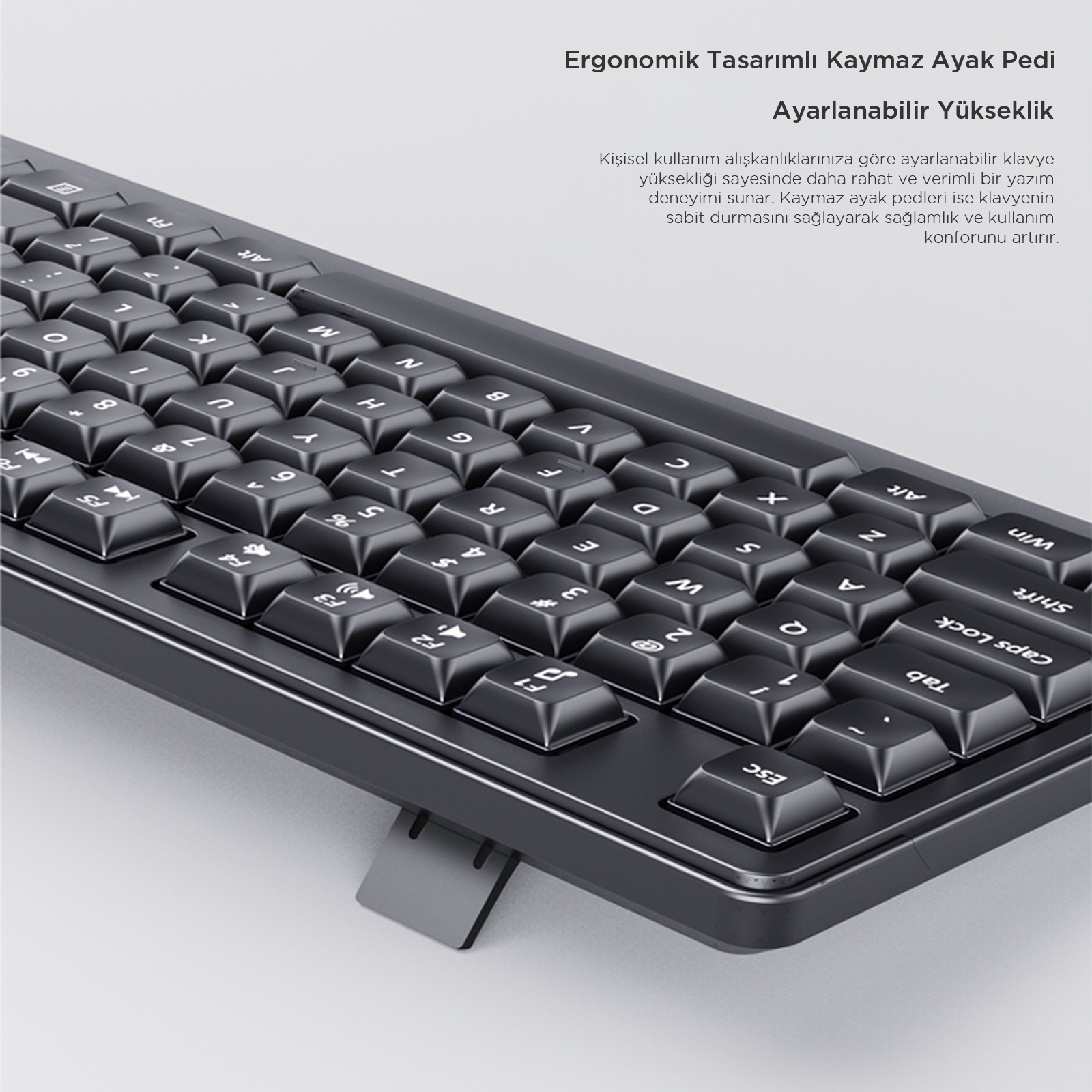 Philips SPT6247 Kablolu Türkçe Q Klavye ve Mouse Seti Siyah - Görsel 12