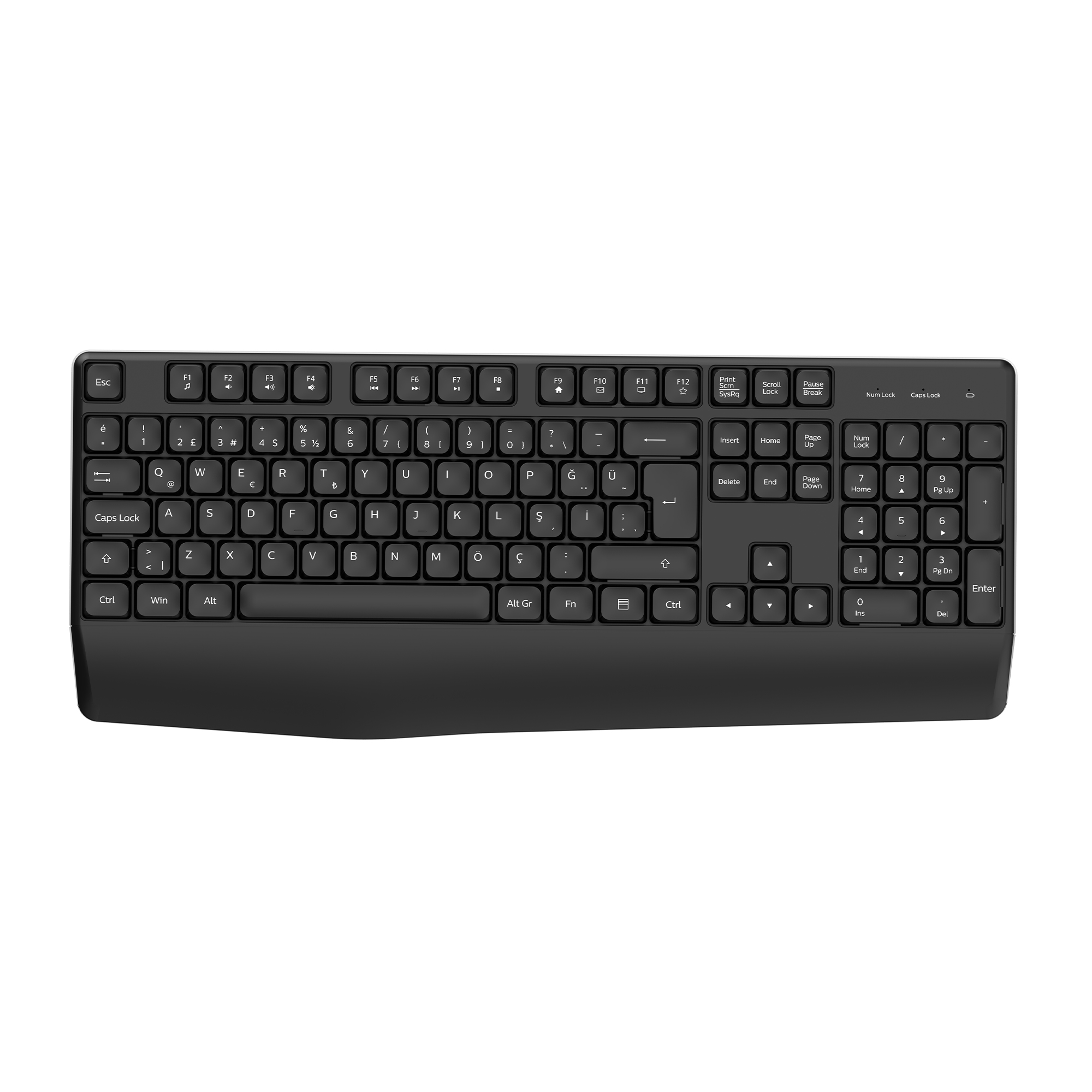 Philips SPK6348 Kablosuz Türkçe Q Klavye Siyah