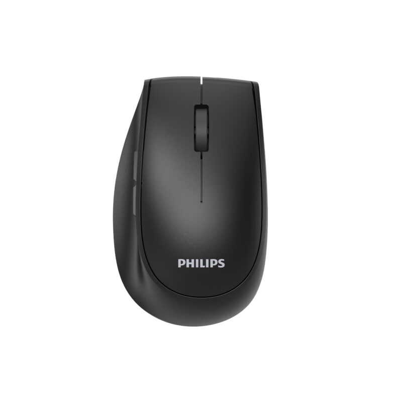 Philips SPK7627 Kablosuz Bluetooth Dual Mod 1600DPI 6 Tuşlu Sessiz Optik Mouse Siyah