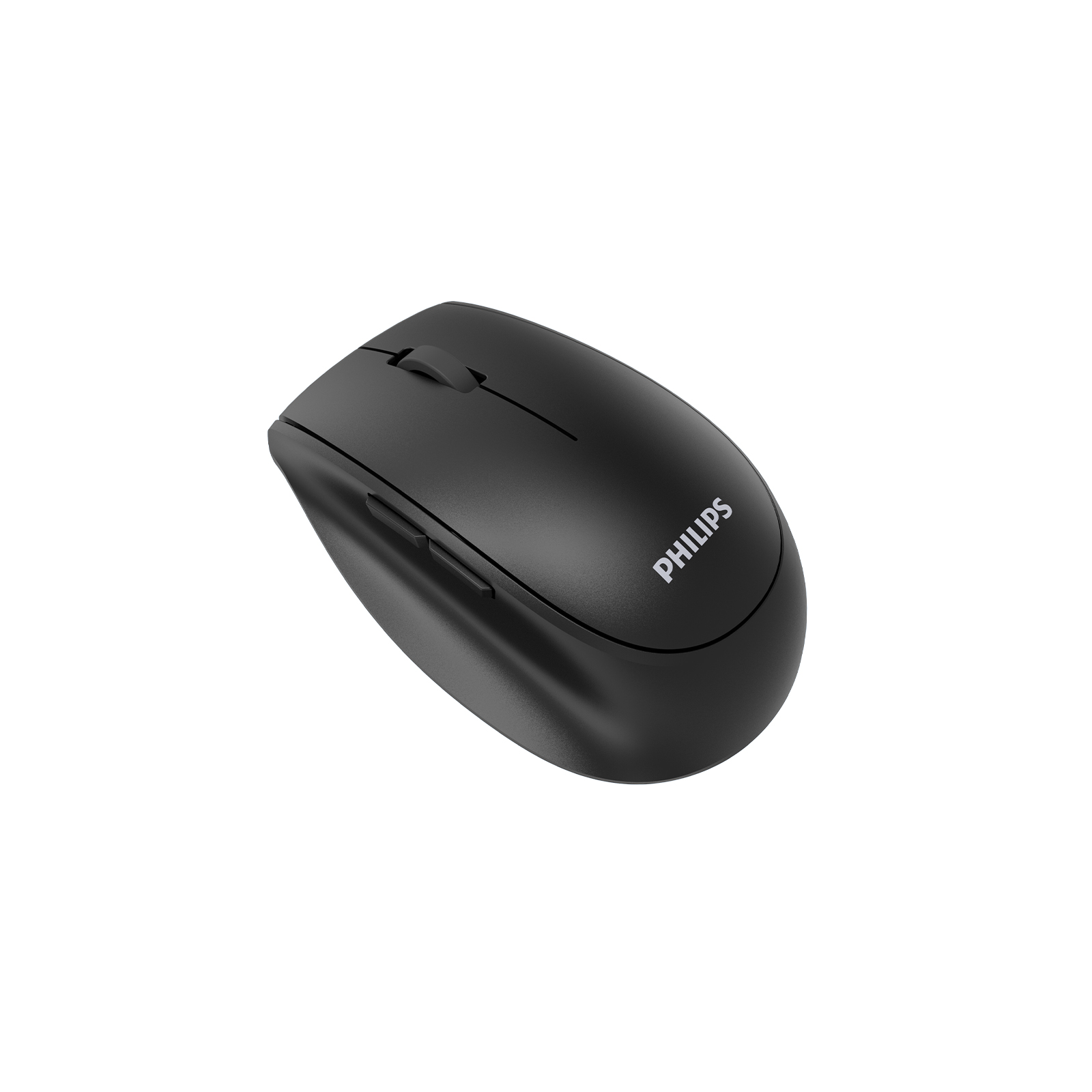 Philips SPK7627 Kablosuz Bluetooth Dual Mod 1600DPI 6 Tuşlu Sessiz Optik Mouse Siyah - Görsel 2