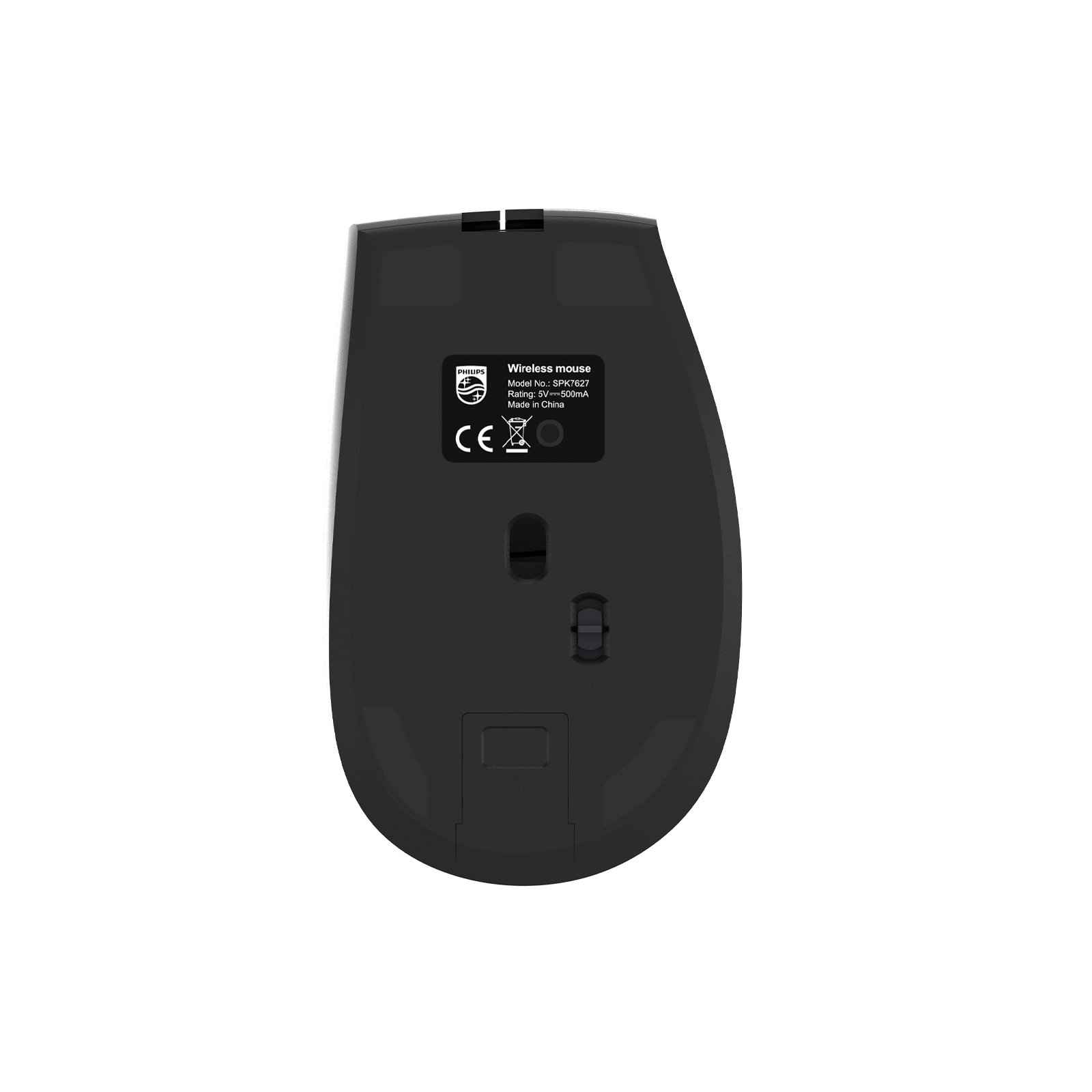 Philips SPK7627 Kablosuz Bluetooth Dual Mod 1600DPI 6 Tuşlu Sessiz Optik Mouse Siyah - Görsel 7