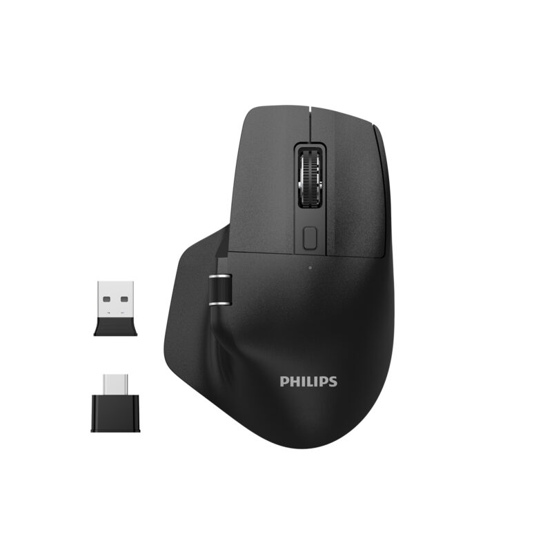 Philips SPK7858 Kablosuz 4000DPI 7 Tuşlu Optik Mouse Siyah