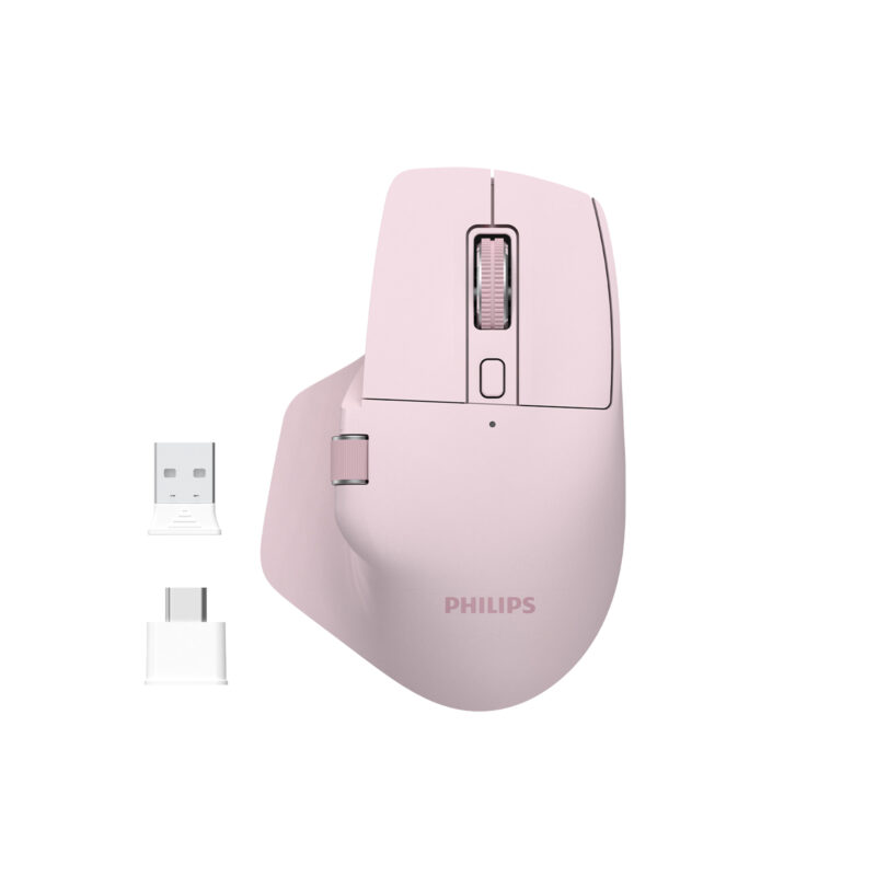 Philips SPK7858 Kablosuz 4000DPI 7 Tuşlu Optik Mouse Pembe