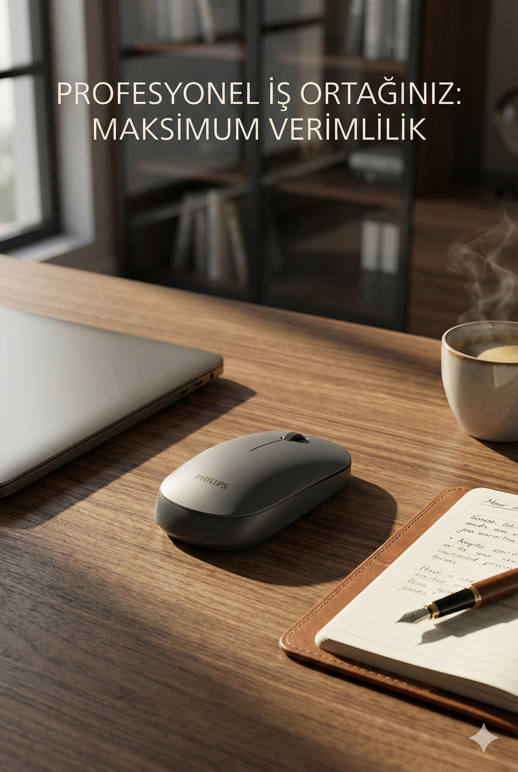 Philips SPK7438 Kablosuz Bluetooth 1600DPI 4 Tuşlu Optik Sessiz Mouse Gri - Görsel 14