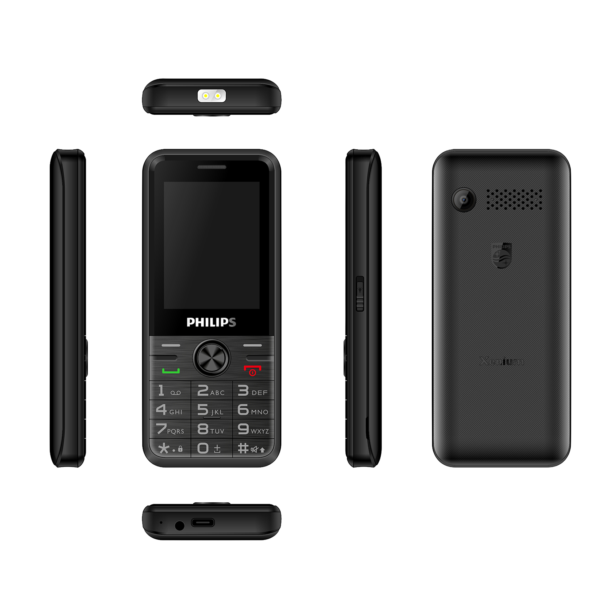 Philips Xenium E6500 4G VoLTE Kameralı Çift SIM 2.4 İnç 1700 mAh Tuşlu Cep Telefonu Siyah - Görsel 16